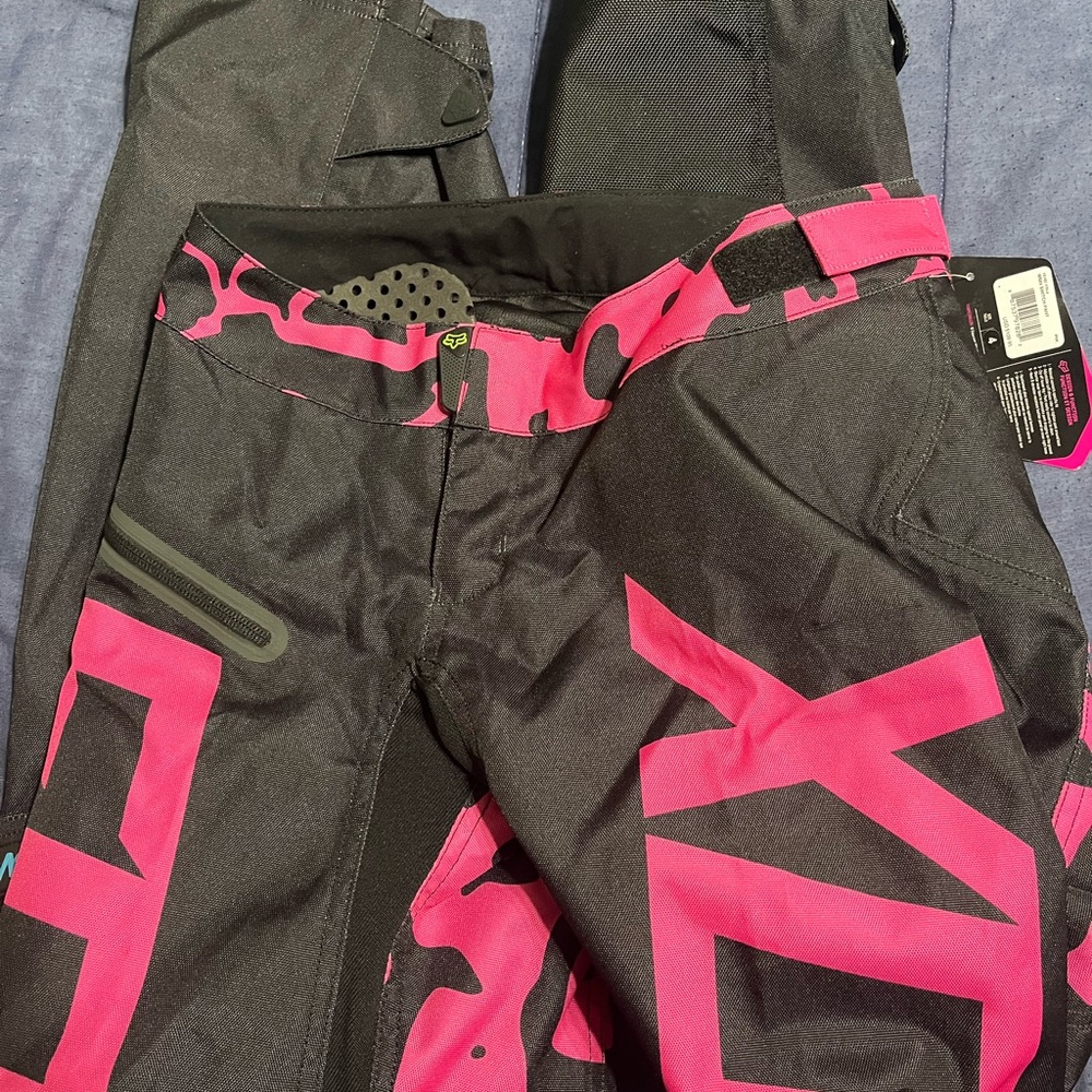 Black and Pink Fox Riding Pants